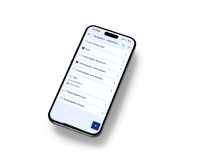 Smartphone zeigt To-Do-Liste mit verschiedenen Aufgaben, inklusive markierter und wiederkehrender Aufgaben, Nutzung zur Aufgabenverwaltung in der Wrocklage App.