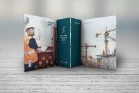 Moderner Messestand mit individuellem Messedisplay, gestaltet und umgesetzt von Wrocklage Werbewerkstatt