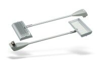 Moderne LED-Leuchte mit rechteckigem Leuchtfeld und elektronikmodul