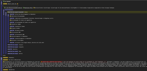 Screenshot von ARIA Dev Tools.