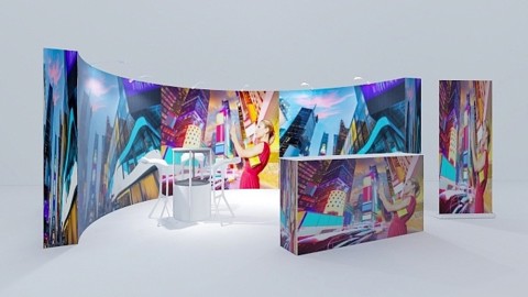 Silicon Fabric Messestand