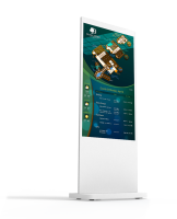 Digitale Infostele mit Veranstaltungskalender Digitale Infostele mit Hotellogo und Veranstaltungskalender für Montag, 19. April.