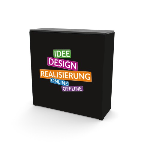 Easywall Messetheke in schwarz Easywall Messetheke in schwarz