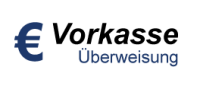 Vorkasse Überweisung Logo