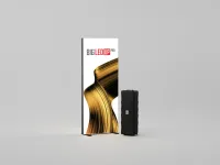 BIG LEDUP PRO Stele LED Messestand Display mit Textilrahmen und Transportkoffer