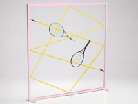 Bungee Cord Tennis Zubehörmodul für die LINEUP Messestand Kollektion