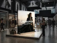 BIG LEDUP PRO LED Display für Mode Messestand mit großformatigem Textilrahmen