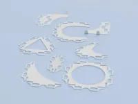 LEDUP Connectors Verbindungselemente für flexibles Messestand System