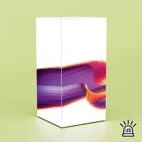 LED Textilspannrahmen Leuchtsäule Multitower mit farbigem Motivdruck und gleichmäßiger Ausleuchtung