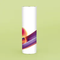 Runde LED Leuchtsäule Popup Tower mit Textilspannrahmen und brillantem Druckmotiv