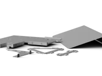 Zubehör und Verbindungselemente für Textilspannrahmen zur einfachen und stabilen Montage