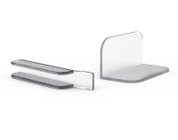 PICUP Systemverbinder aus Polycarbonat für schnelle und stabile Verbindung mehrerer Displaysysteme