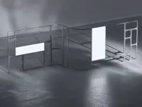 Cornect System 50 modularer Messestand mit leichter Rahmenkonstruktion und integrierten Leuchtflächen