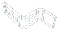 Gebogener Rahmen für modularen Messestand und individuelle Standkonstruktionen