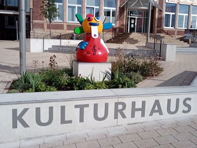 Schriftzug für das Kulturhaus Ibbenbüren