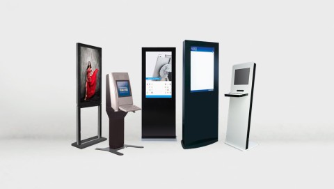 Infostelen und Werbestelen