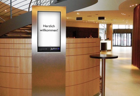 Indoor Multimedia Stelen