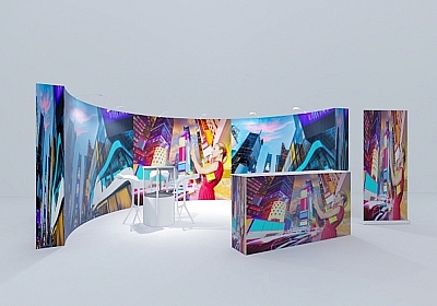 Faltdisplays Silicon Fabric