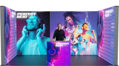 Expolinc Light Frame Messewand